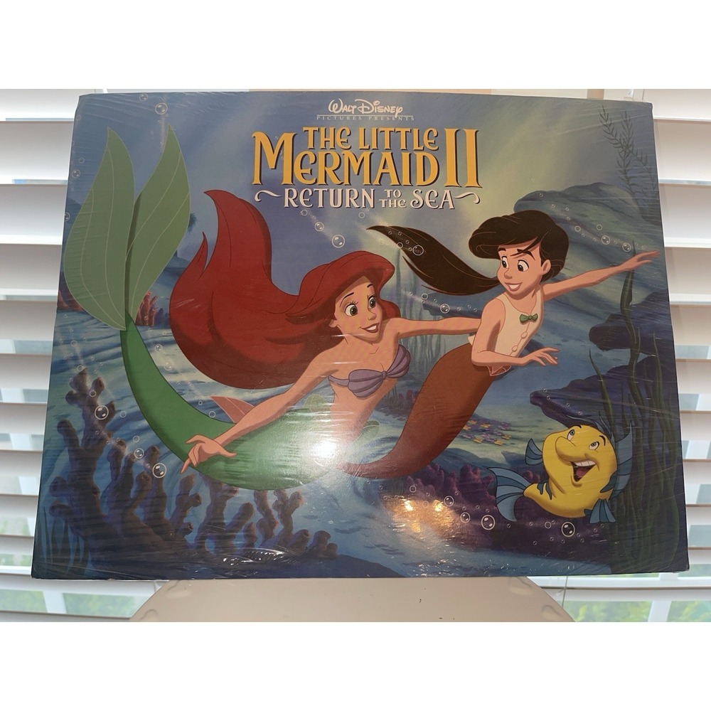Disney‎ The Little Mermaid II Return to Sea 4 Exclusive Litographs NEW SEALED